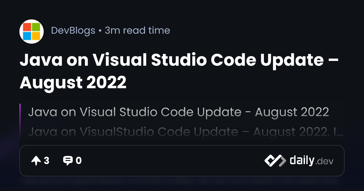Java on Visual Studio Code Update: February 2022