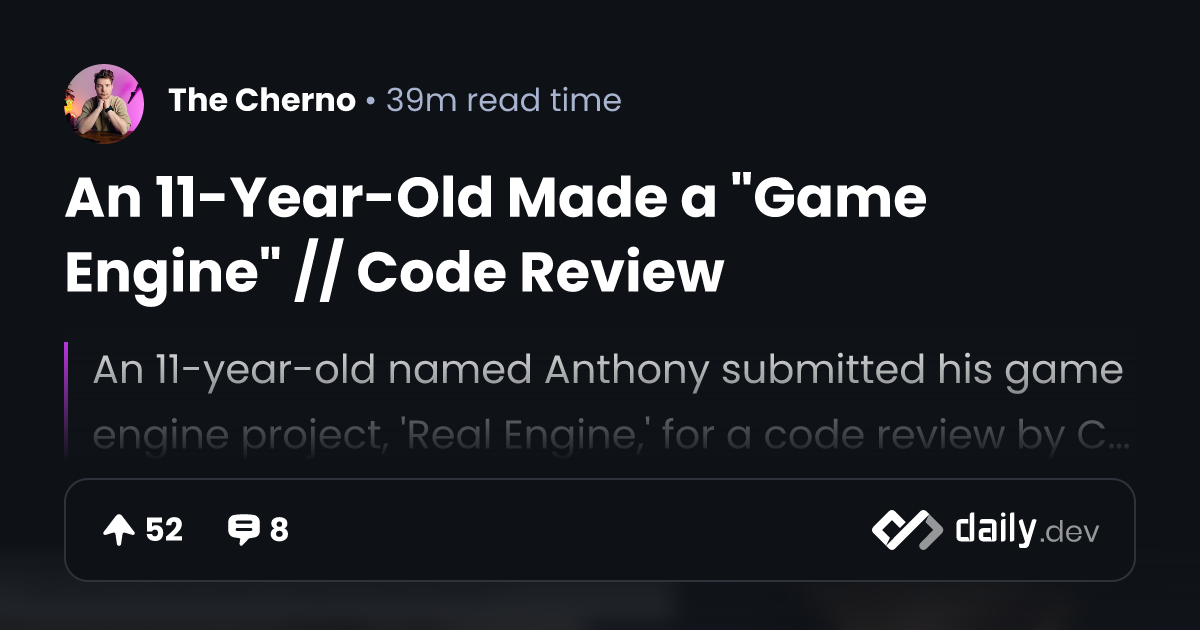 An 11-Year-Old Made a 