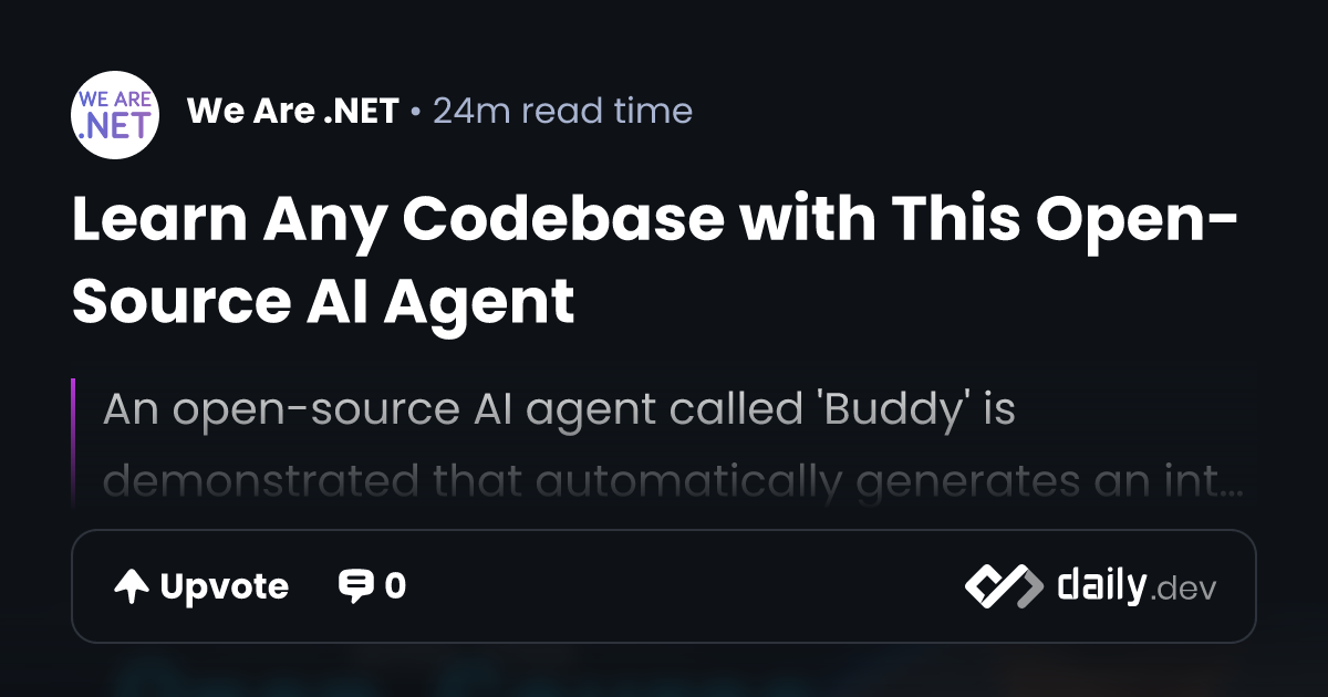 Learn Any Codebase with This Open-Source AI Agent