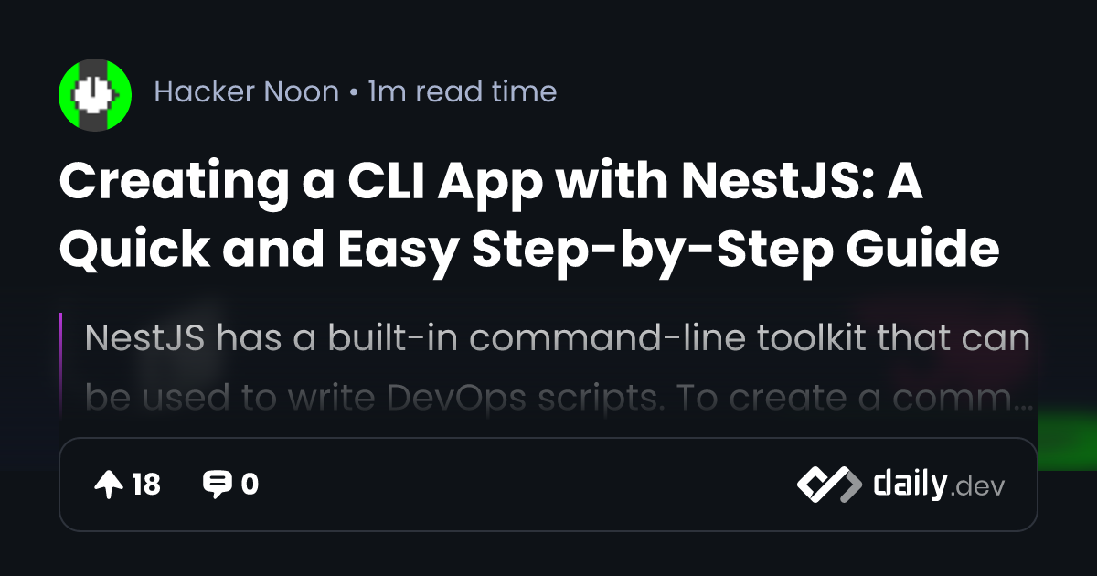 Nest.js Step-by-Step