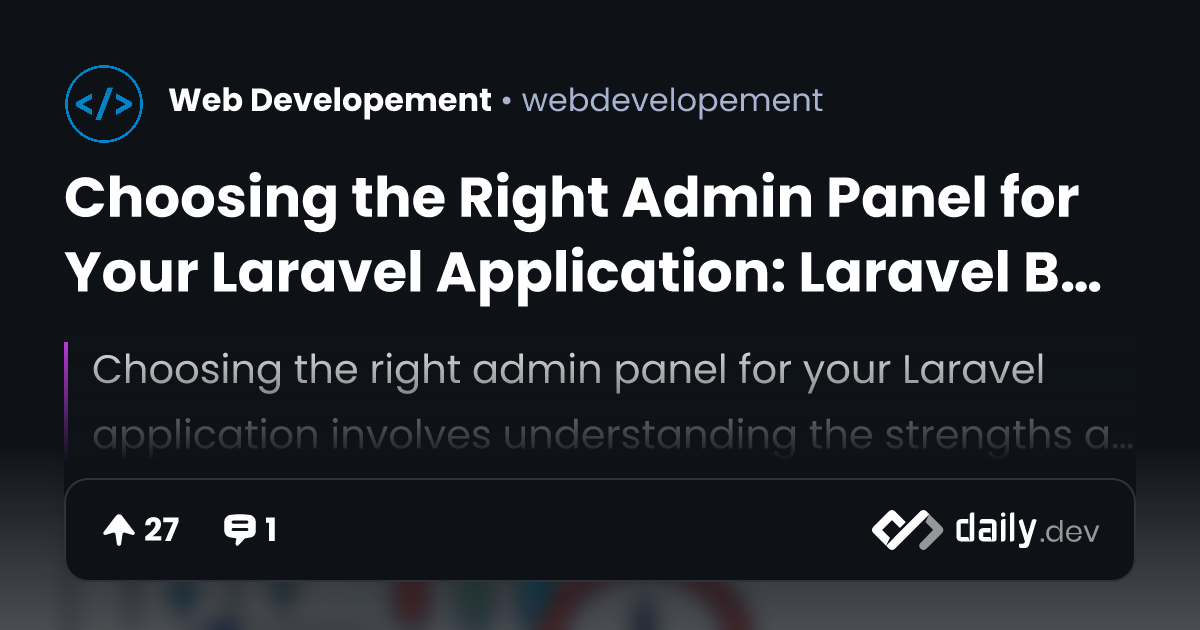 Shared post at Web Developement | daily.dev