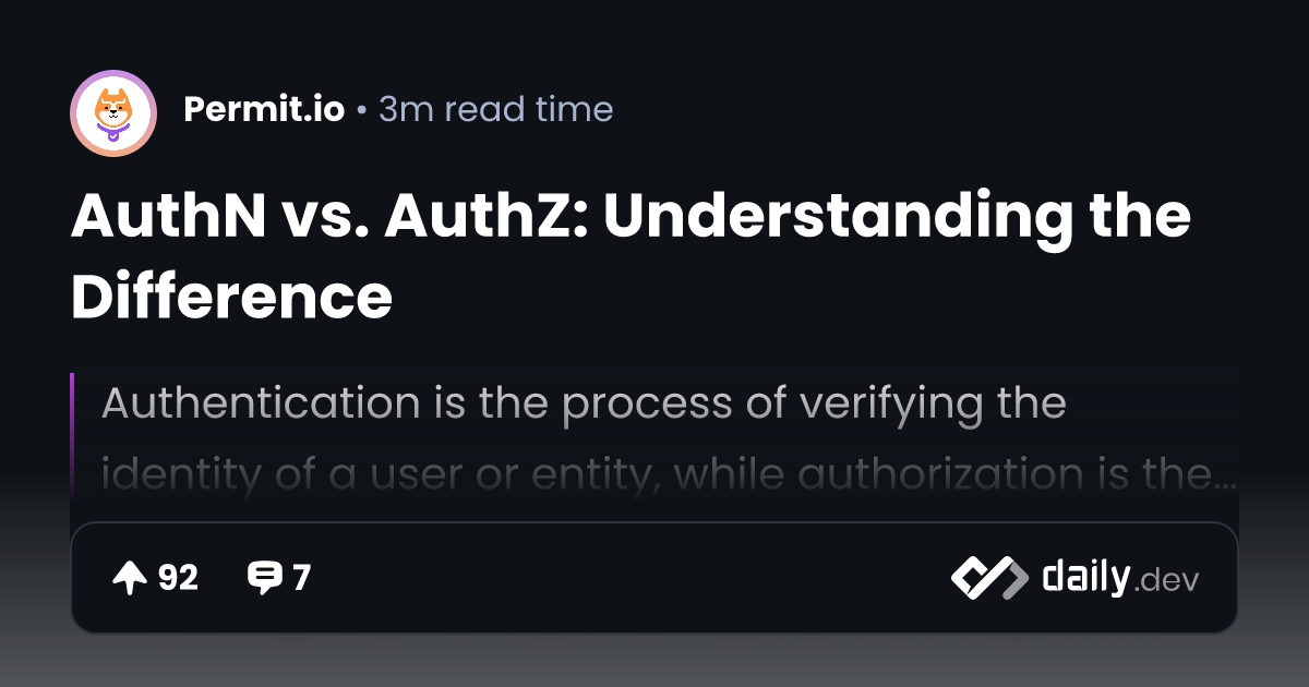 Authn Vs Autz | Authentication and Authorization in Applications – MWPGLA