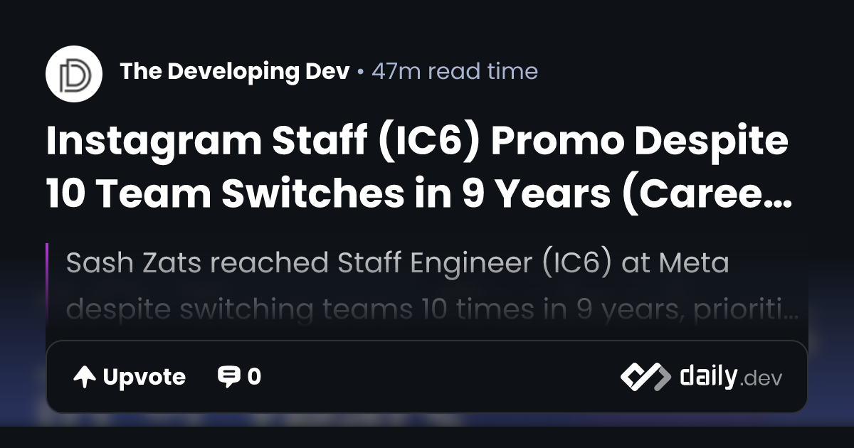 Photo inspiration: Instagram Staff Ic6 Promo Despite 10 Team Switches In Photo Inspiration
