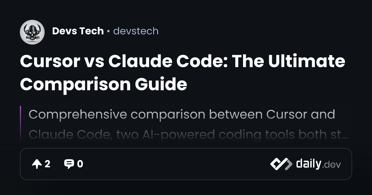 Cursor vs Claude Code: The Ultimate Comparison Guide