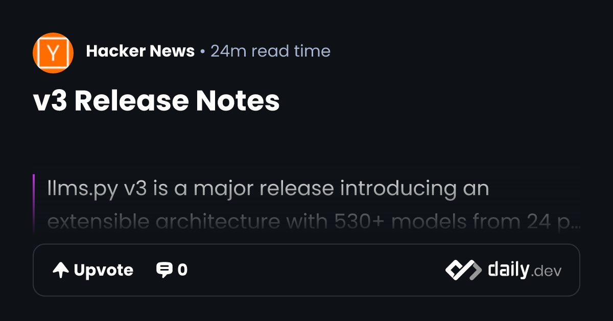v3 Release Notes | daily.dev