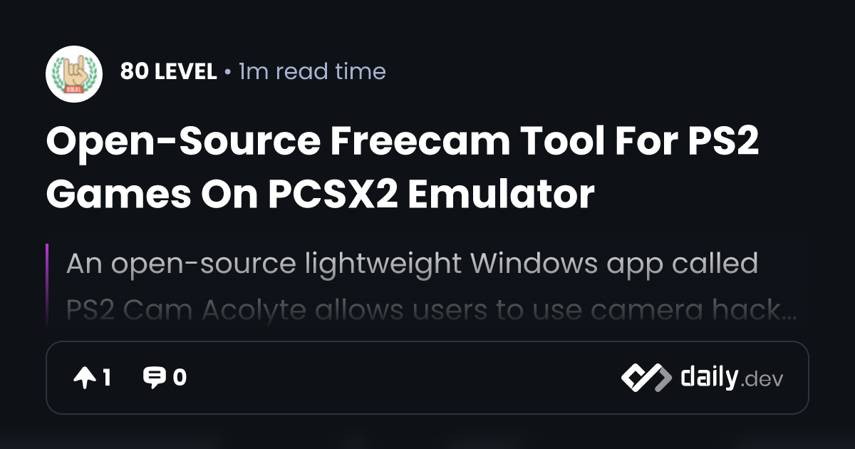 PCSX2 Emulator for PS2 on Windows