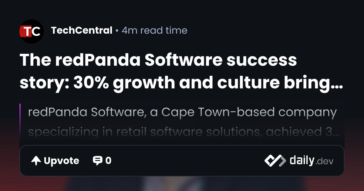 The redPanda Software success story: 30% growth and culture brings ...