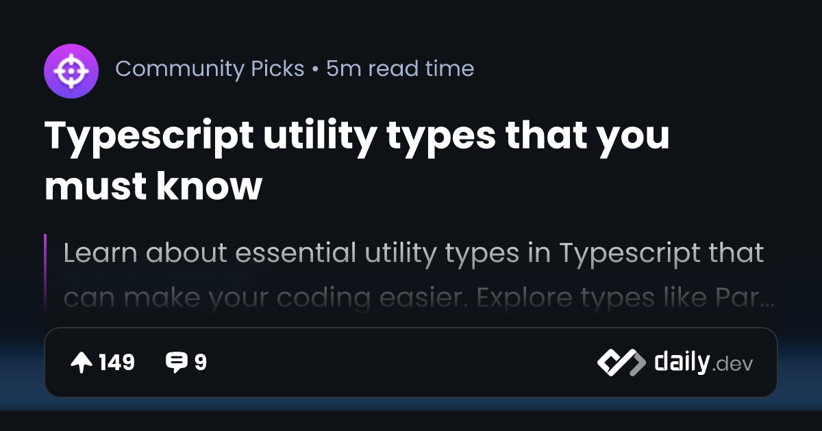 The types in TypeScript - DEV Community