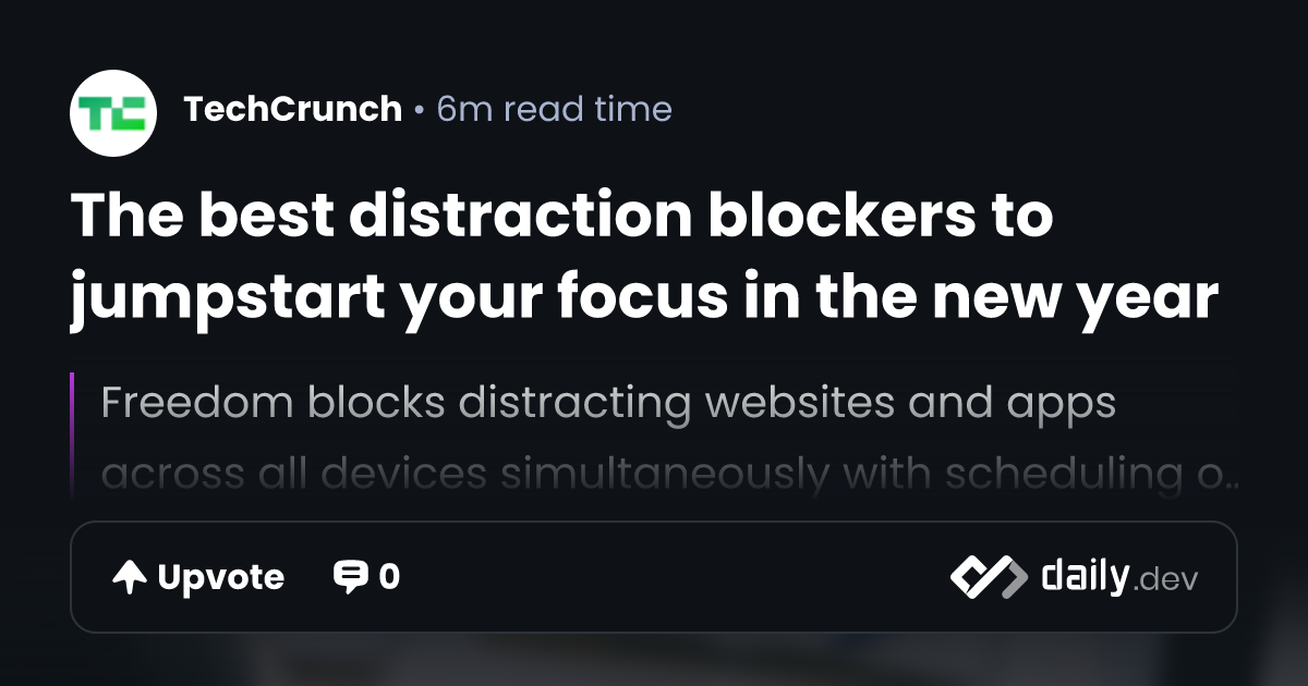 The best distraction blockers to jumpstart your focus in the new year ...