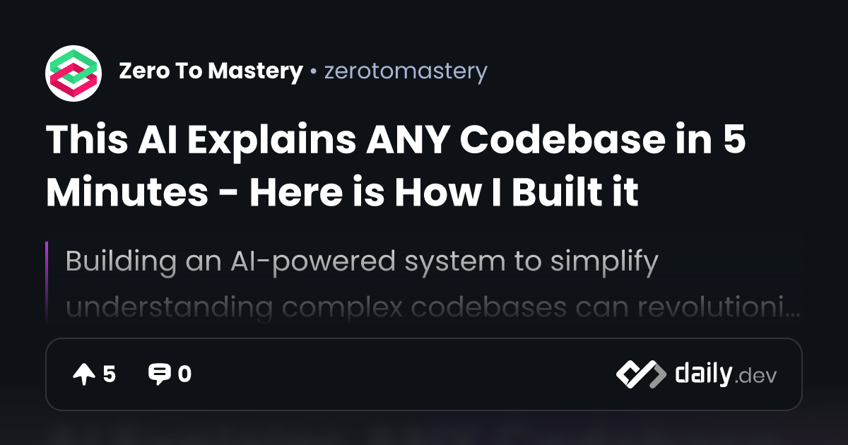 This AI Explains ANY Codebase in 5 Minutes - Here is How I Built it ...