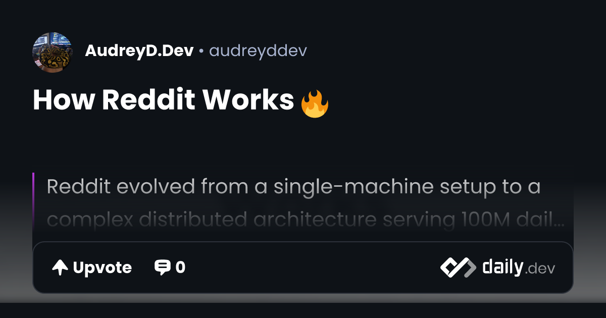 How Reddit Works 🔥 | daily.dev