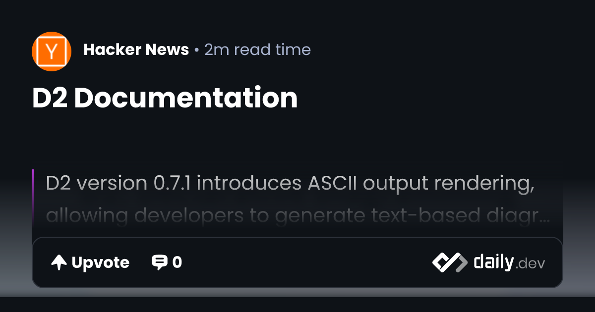 D2 Documentation | daily.dev