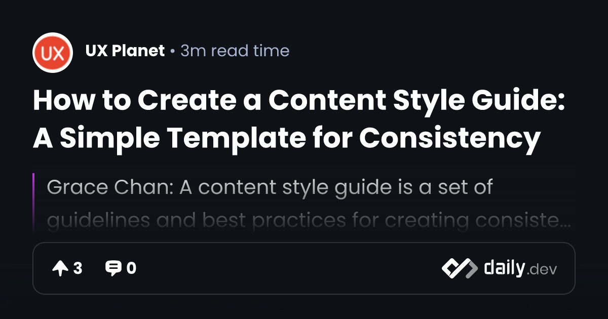 How to Create a Content Style Guide: A Simple Template...