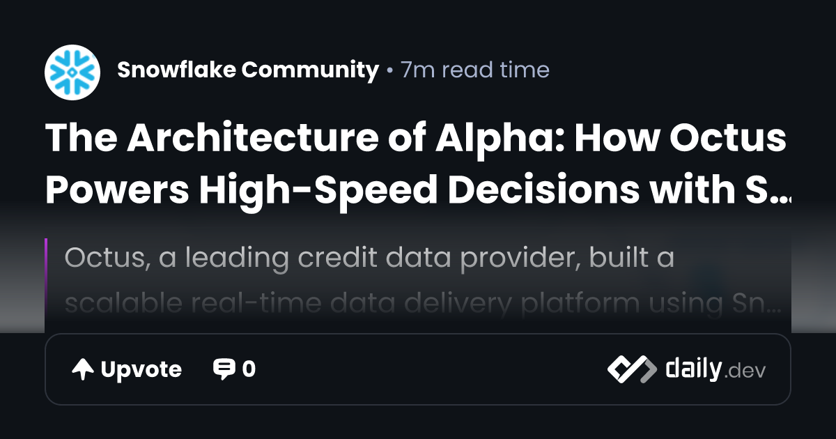 The Architecture of Alpha: How Octus Powers High-Speed Decisions with ...