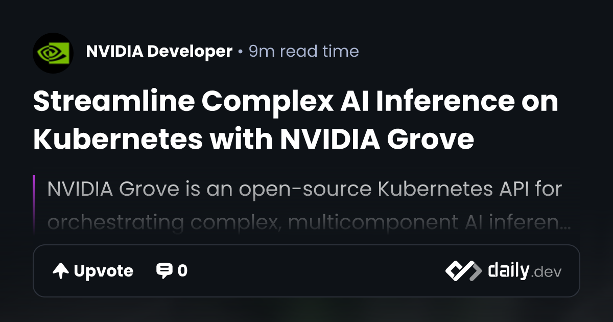 Streamline Complex AI Inference on Kubernetes with...
