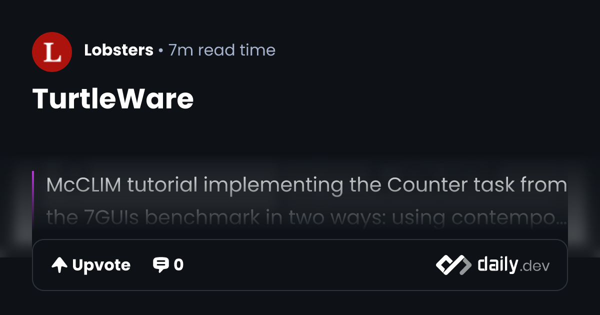 TurtleWare | daily.dev