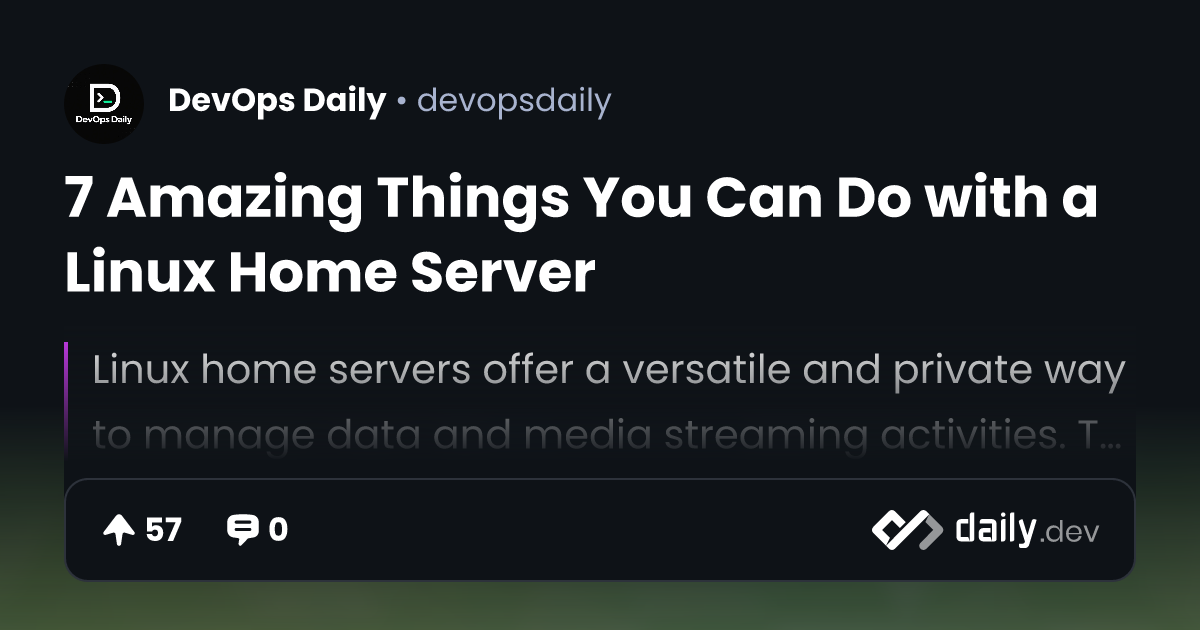 7 Amazing Things You Can Do with a Linux Home Server