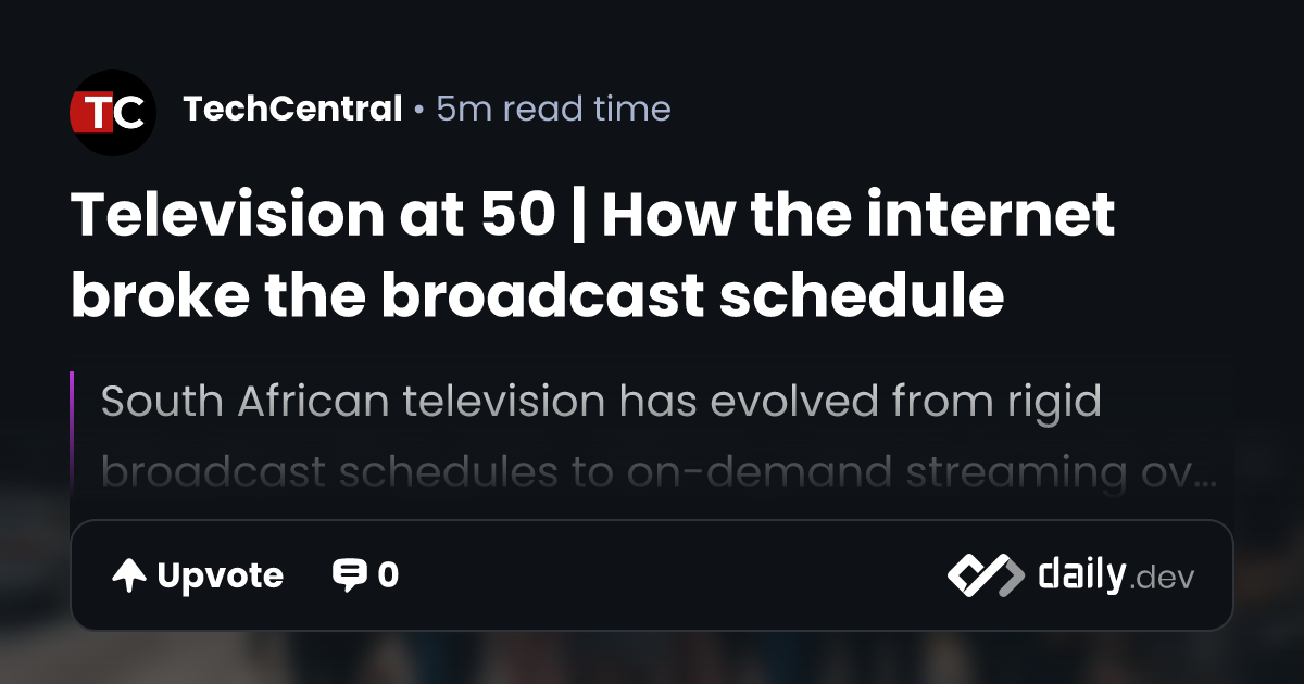 Television at 50 | How the internet broke the broadcast schedule ...
