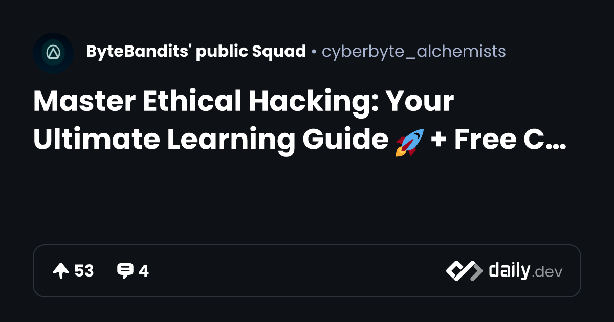Master Ethical Hacking: Your Ultimate Learning Guide 🚀 + Free Course ...