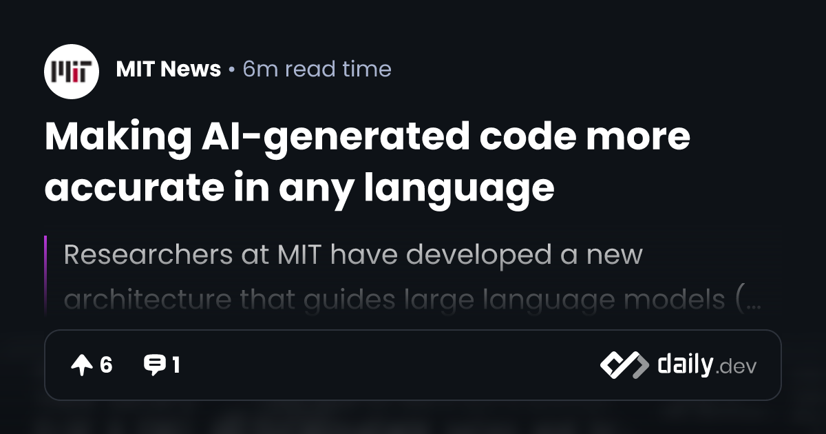 Making AI-generated code more accurate in any language