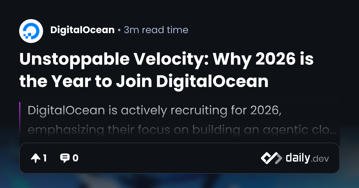 Unstoppable Velocity: Why 2026 is the Year to Join...